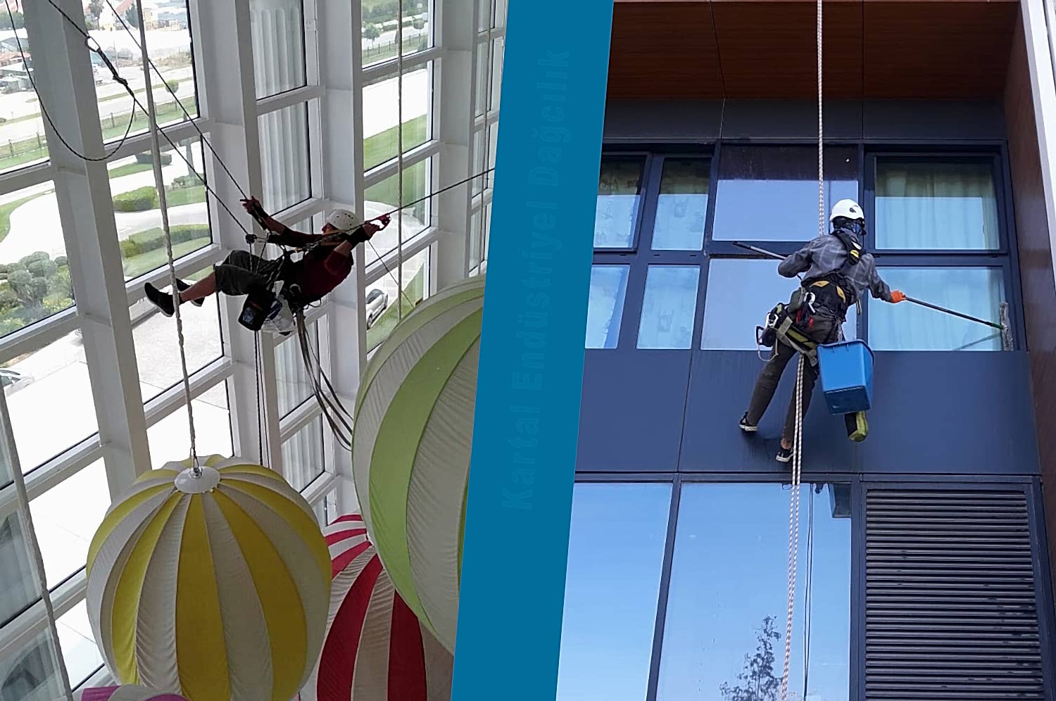 Endüstriyel Dağcılık, İple Erişim